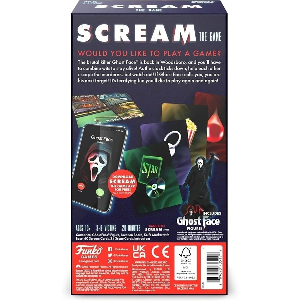 SCREAM The Game - Party Game- NEW